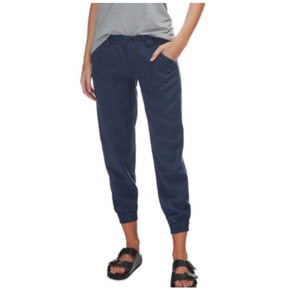 Patagonia Edge Win Joggers Dolomite Blue Size 6 Tencel Lyocell Like New